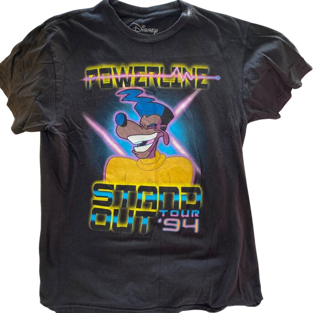 Vintage Disney Powerline Shirt,Disney 90s A Goofy Movie Powerline Stand Out Tour